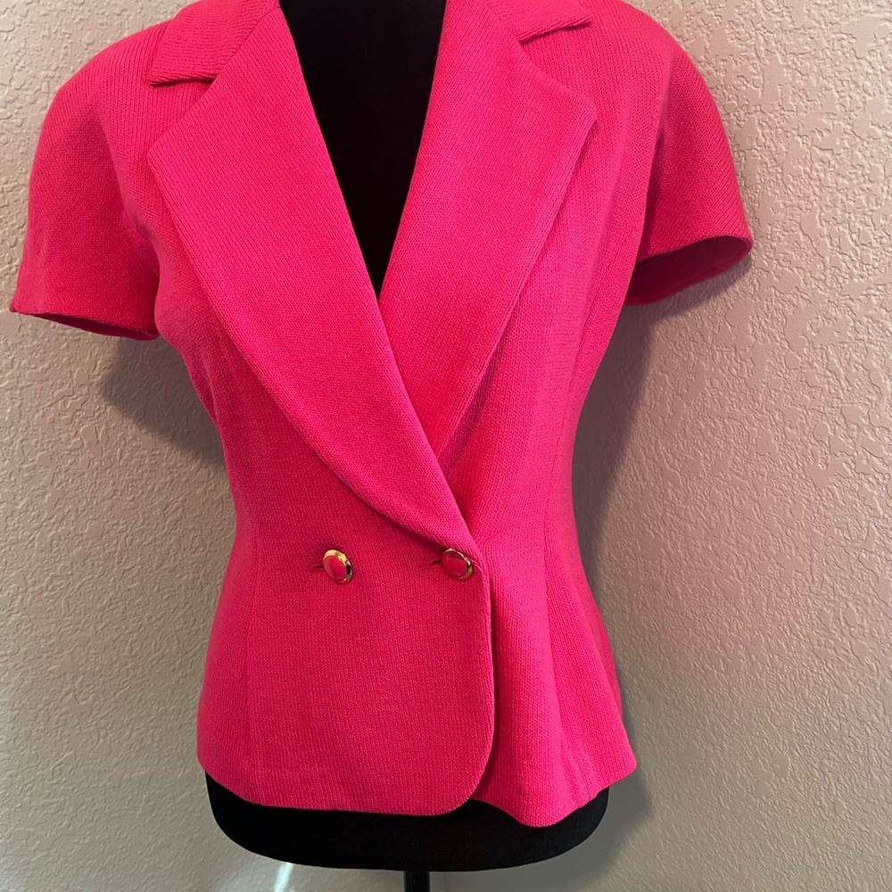 St John Barbie Hot Pink Blazer